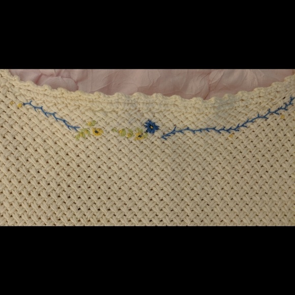 Anthropologie Embroidered Bell Sleeve Shrug - Picture 4 of 6